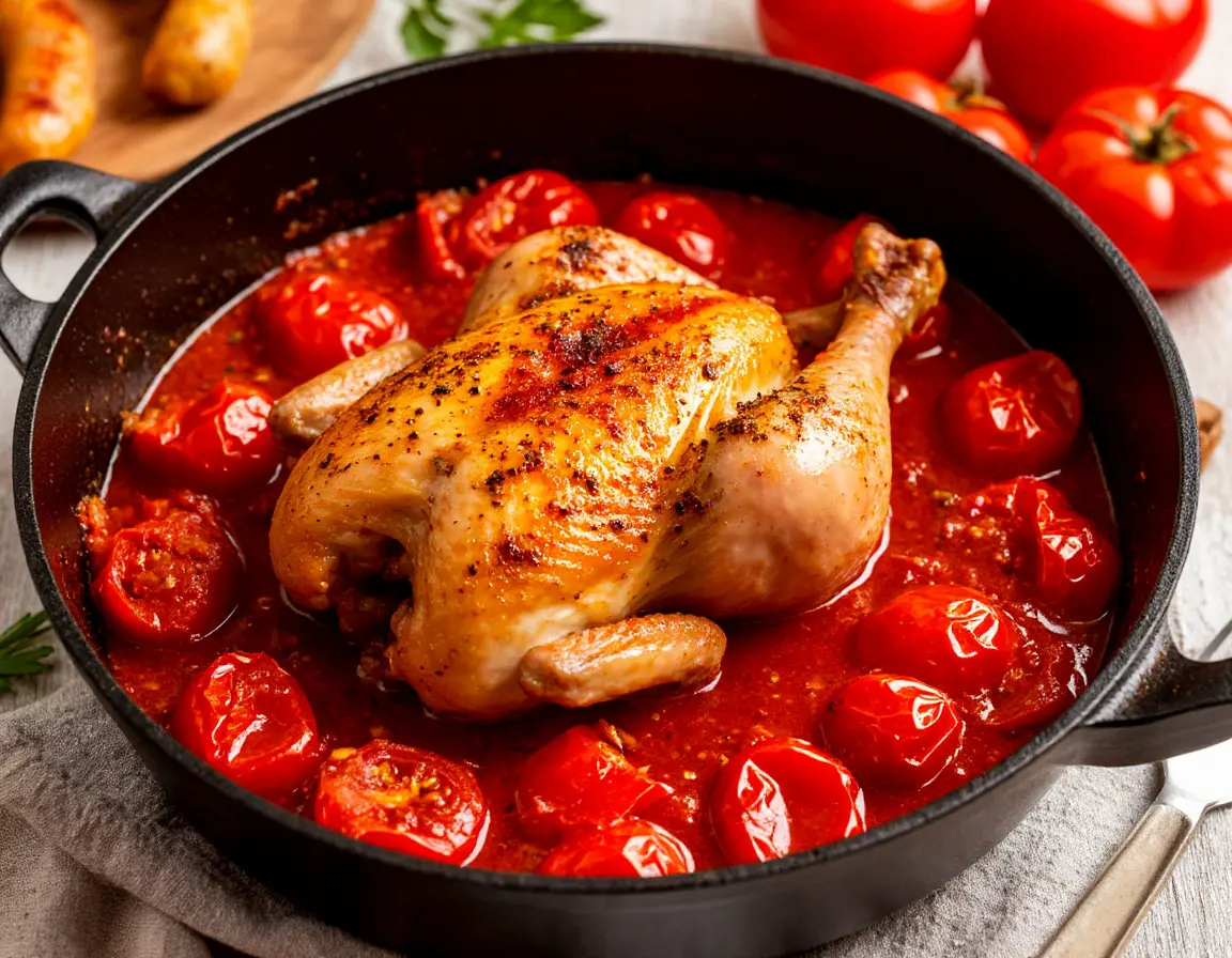 Chicken Basquaise