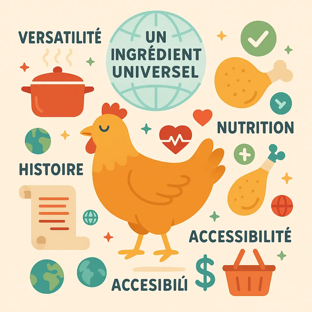 Infographie amusante sur le poulet