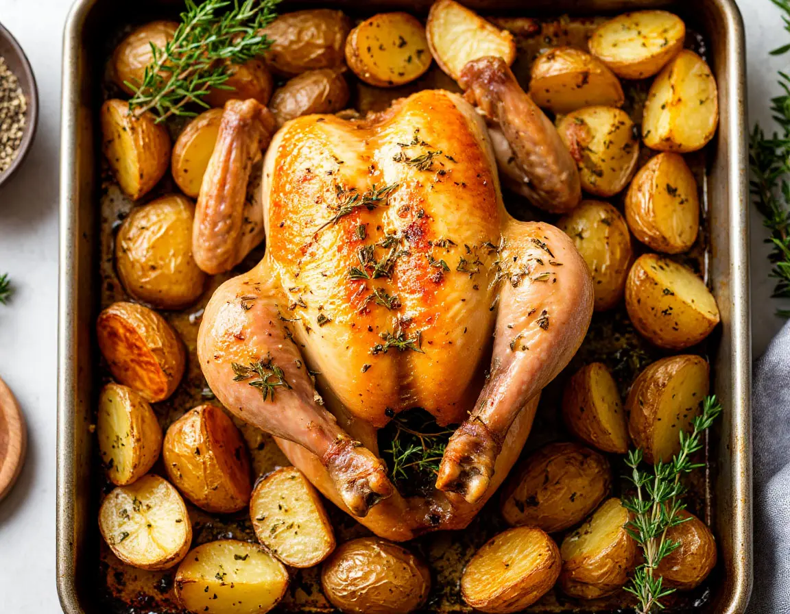 Chicken au Four aux Pommes de Terre