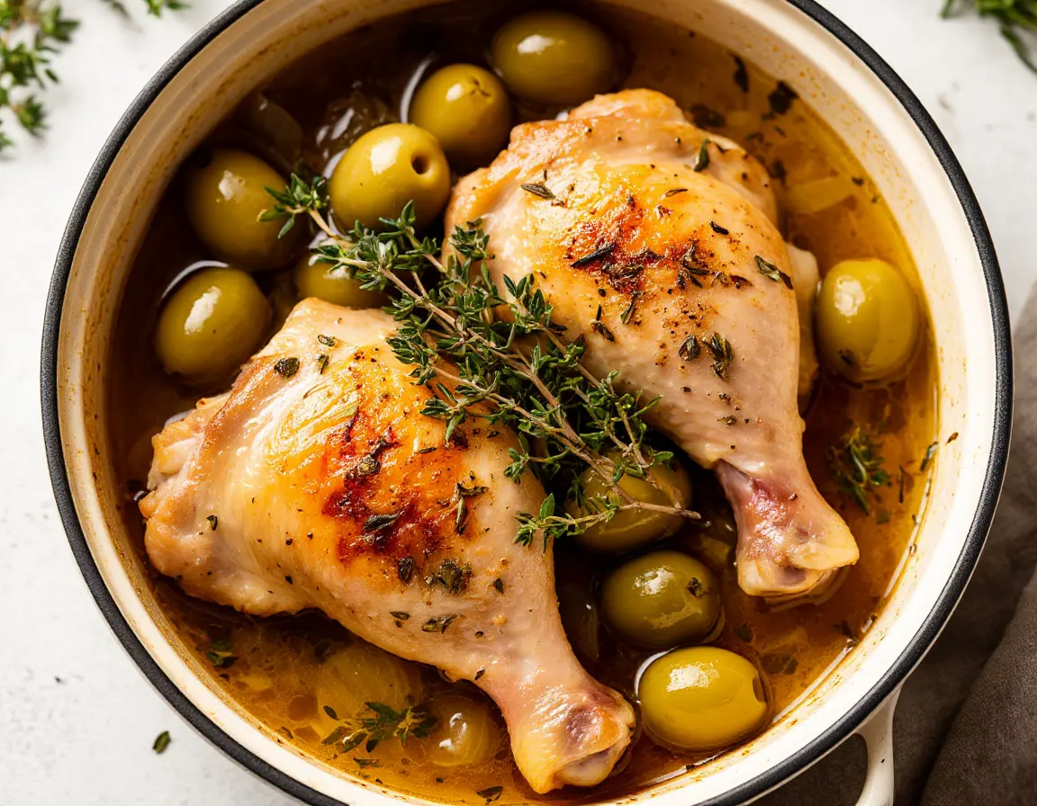 Cocotte de Chicken aux Olives