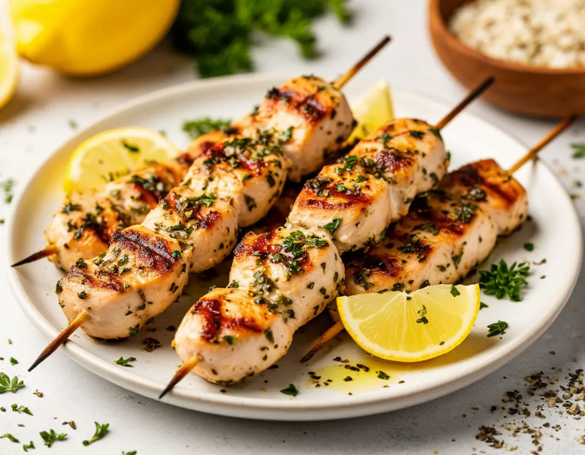 Petites Brochettes Chicken-Citron