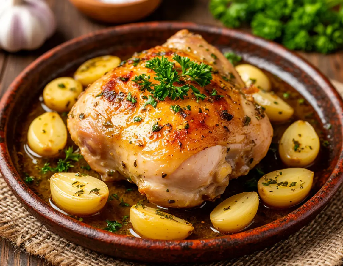 Pollo al Ajillo