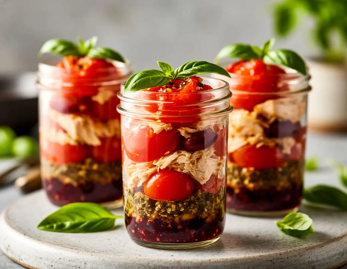 Chicken à la Provençale en Verrine