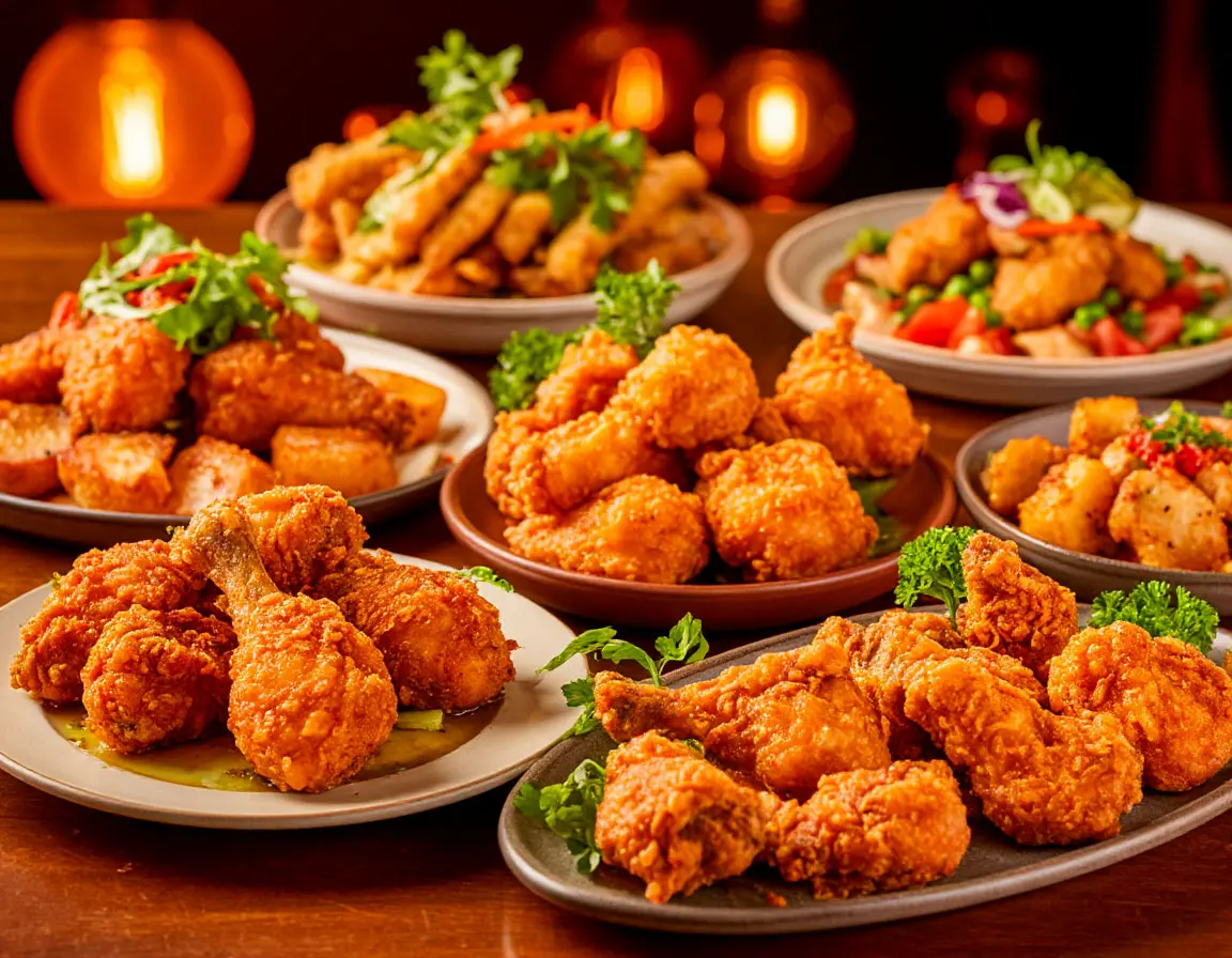 Entrées colorées au poulet