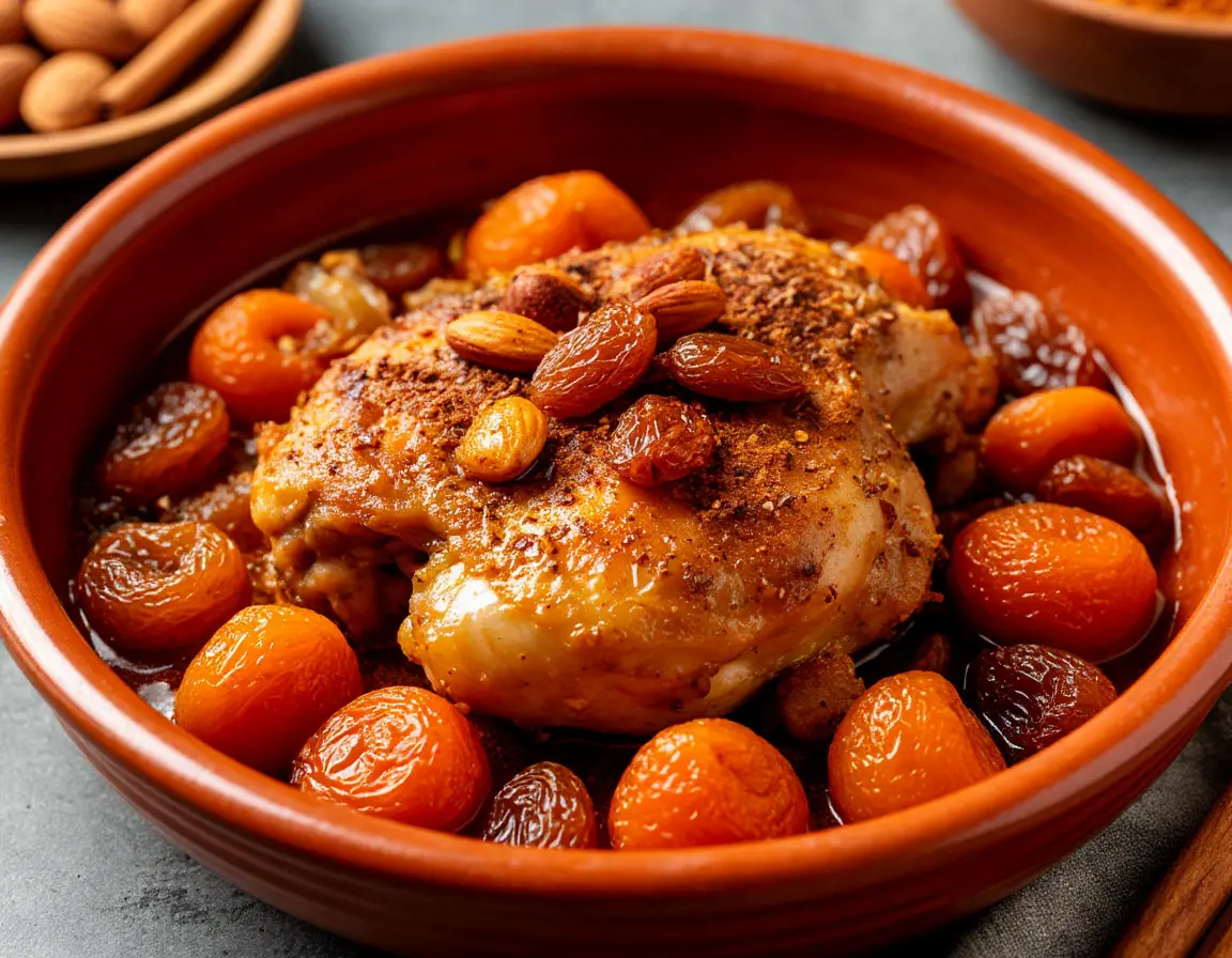 Tajine de Chicken aux Abricots